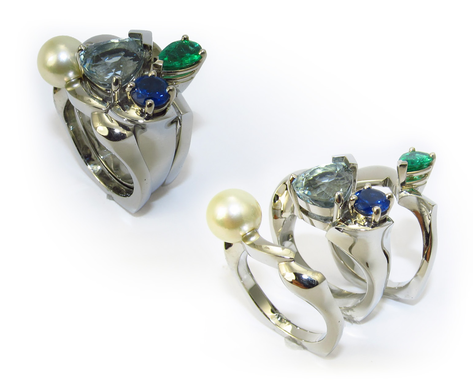 Custom jewelry with multiple gems in Traverse City, MI